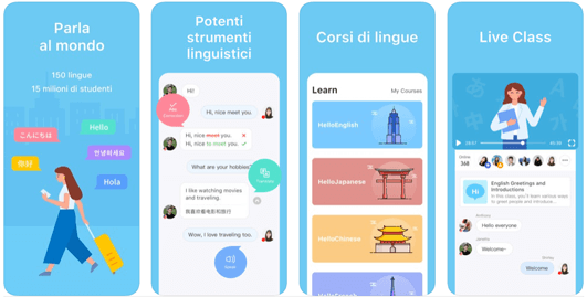 HelloTalk, app per imparare le lingue straniere gratis