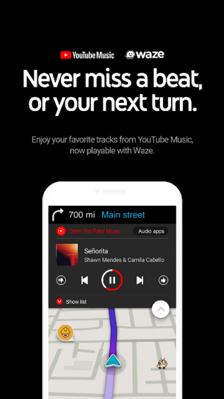 Partnership tra Waze e YouTube Music