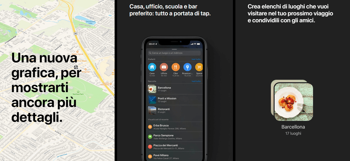 iOS 13, Mappe